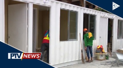 40 units ng quarantine facility, binuo ng DPWH gamit ang container vans