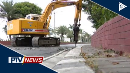 Road construction ng DPWH sa Metro Manila, ipinagpatuloy na sa gitna ng enhanced community quarantine