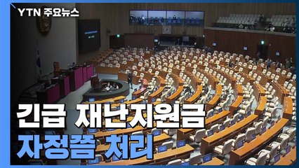 긴급 재난지원금 자정쯤 처리...다음 달 지급 / YTN