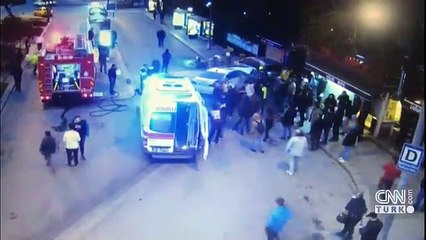 İstanbul'da makas dehşeti! 1 kişinin öldüğü kaza kamerada