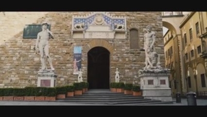 El David, Dante y Brunelleschi "hablan" a una Florencia desierta por el virus