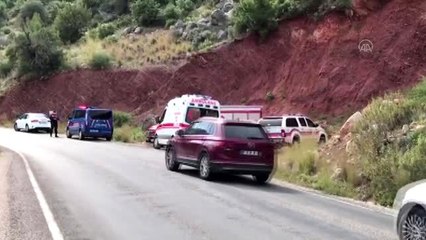 Sarp arazide mahsur kalan kişi için kurtarma çalışması başlatıldı (1)