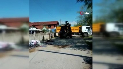 Evden 13 ton çöp çıktı