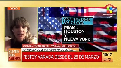 La odisea de una argentina en Houston: "Estoy varada desde marzo"