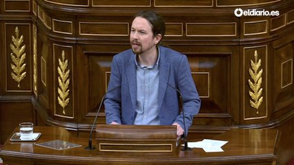Pablo Iglesias, a Vox: "Ustedes ni siquiera son fascistas, son simplemente parásitos"