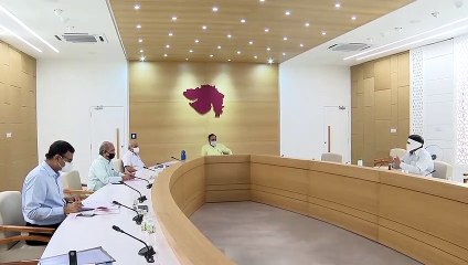 VIJAY RUPANI MEETING WITH MINISTERS/ADMINISTRATION  ON PURCHASE OF AGRICULTURE PRODUCE FROM GUJARAT FARMERS