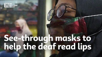 See-through masks to help the deaf read lips