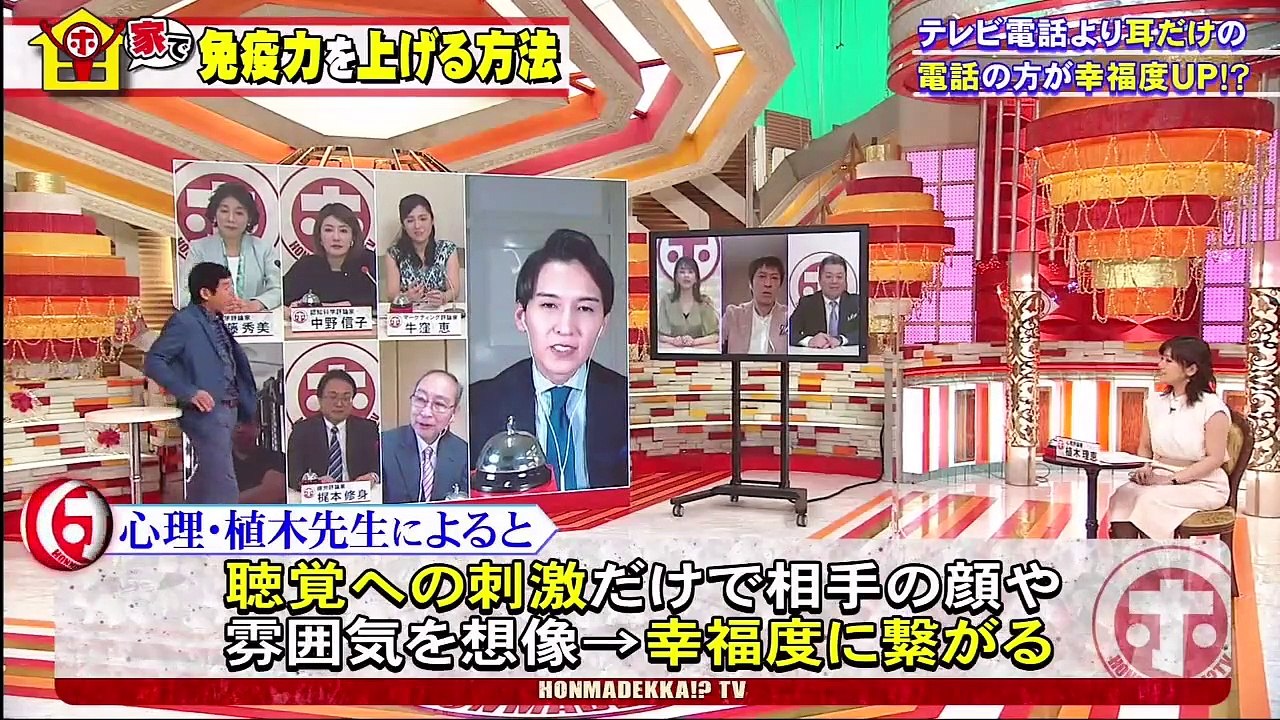 ホンマでっか！？TV  2020年4月29日 家で免疫力を上げる方法　評論家軍団が総力結集！