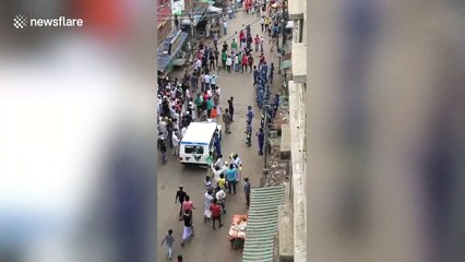 Disgruntled residents from COVID-19 hotspot attack police officers in eastern India