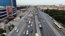 Havalar ısındı; İstanbul'da trafik salgın öncesi günleri aratmadı