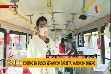 [VIDEO] Implementan nuevos protocolos para viajar en buses