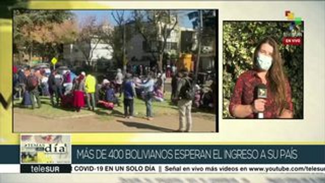 Bolivianos varados en Chile exigen respuesta frente a consulado