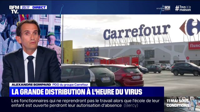 Alexandre Bompard, PDG de Carrefour : On a tenu le choc (..) avec des équipes d'un engagement exceptionnel