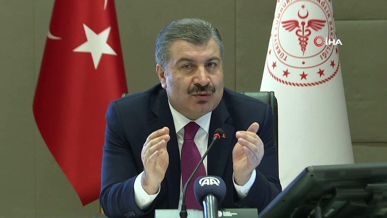 Koronavirüs Bilim Kurulu, yeni tip koronavirüs  ile mücadelede son durumu değerlendirmek üzere video konferans yöntemiyle toplandı. Sağlık Bakanı Fahrettin Koca, toplantının ardından açıklama yaptı