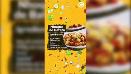 Receita Nhoque de batata