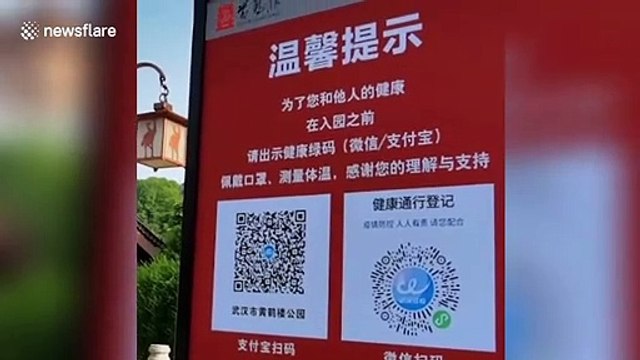 Wuhan's landmark Yellow Crane Tower reopens after three-months due to coronavirus pandemic