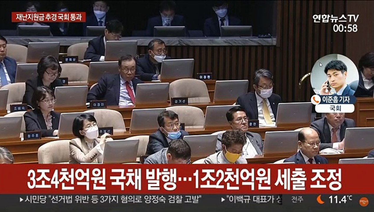 재난지원금 추경 국회 통과…다음달 전국민 지급