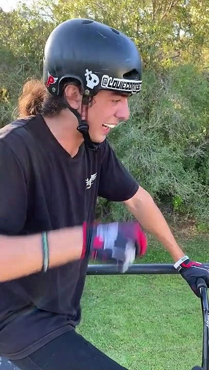 BMX Rider Does Double Backflip