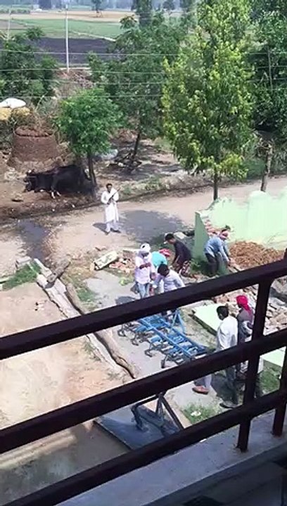 सहारनपुर ग्राम समाज की भूमि पर कब्जा ,बंदूक सहित वीडियो वायरल