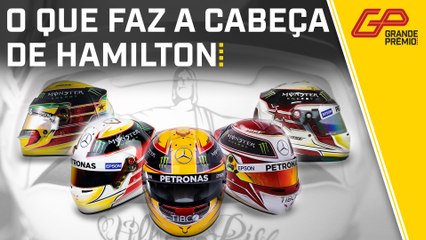 Os CAPACETES de LEWIS HAMILTON: por que Senna, Lauda e até CRISTO