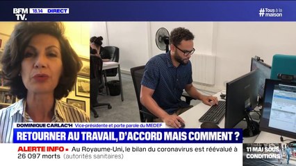 Dominique Carlac'h (Medef): "Le dispositif de chômage partiel ne doit pas s'arrêter au 1er juin"