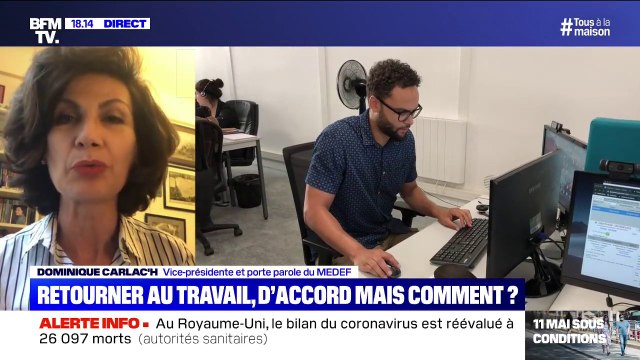 Dominique Carlac'h (Medef): Le dispositif de chômage partiel ne doit pas s'arrêter au 1er juin