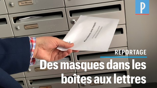 A Sceaux, le maire distribue des masques dans les boîtes aux lettres