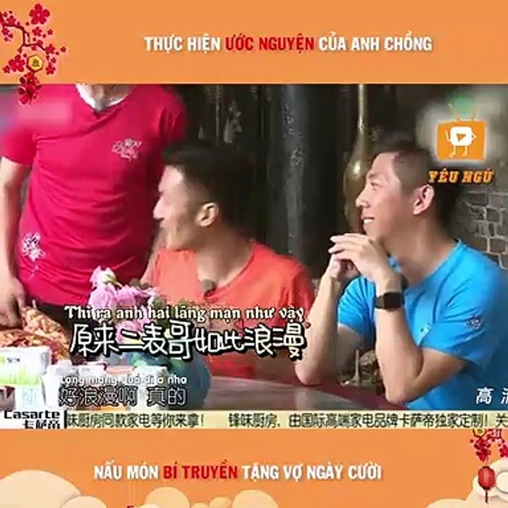 Anh chồng cùng team ẩm thực nấu món ăn bí truyền để tặng vợ ngày cưới