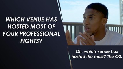 Anthony Joshua takes the Opta Quiz