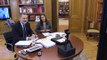 Don Felipe y Doña Letizia charlan con Antonio Banderas y Embajadores Honorarios de la Marca España
