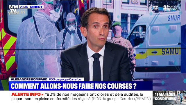 Masques : Alexandre Bompard annonce avoir 225 millions de masques pour les clients de Carrefour