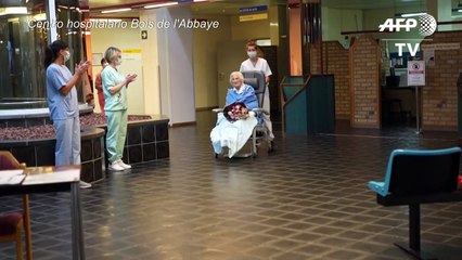 A sus 100 años, Julia Dewilde supera el coronavirus en Bélgica