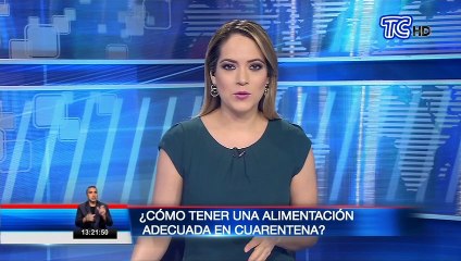 ¿Cómo tener una alimentación adecuada durante la cuarentena?