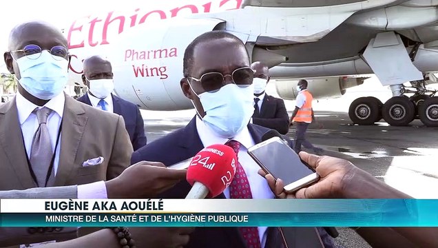 Coronavirus : Arrivée à Abidjan d'une commande de masques pour la lutte contre le Covid-19