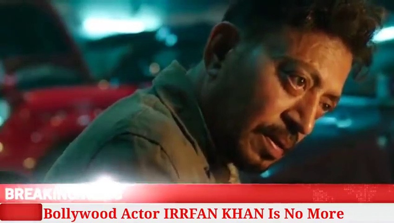 Irrfan Khan sad whatsapp status 2020 - latest Irfan Khan #rip video  whatsapp status - breaking news_2