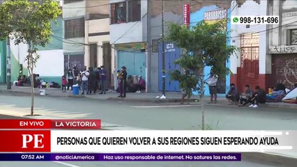 Primera Edición: Cientos de personas permanecen en la av Iquitos pidiendo viajar a San Martín