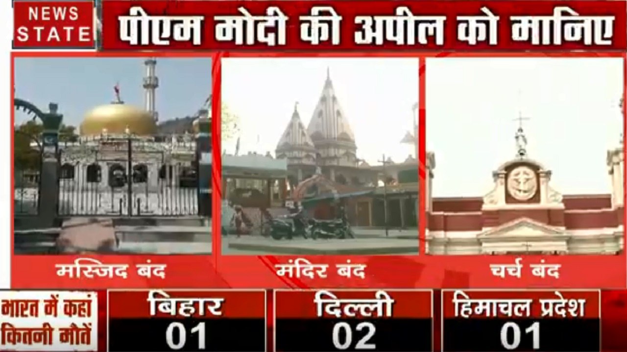 Corona virus : देश के सभी धार्मिक स्थलों को भी...