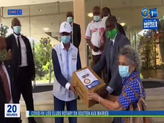 RTG / Lutte contre le Covid 19 - Les clubs Rotary en soutien aux mairies