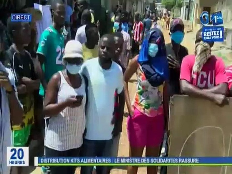 RTG / Distribution de kits alimentaires - Le ministre des solidarités rassure la population