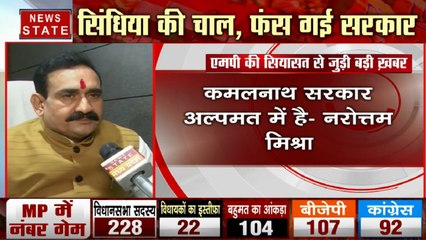 Madhya Pradesh: अल्पमत में कांग्रेस, देखें नरोत्तम मिश्रा का Exclusive Interview