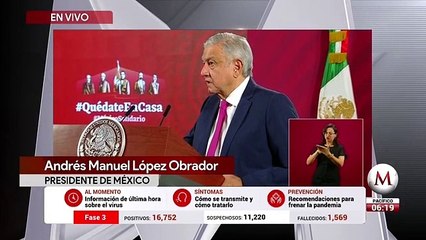 Conferencia matutina de AMLO, 29 de abril de 2020