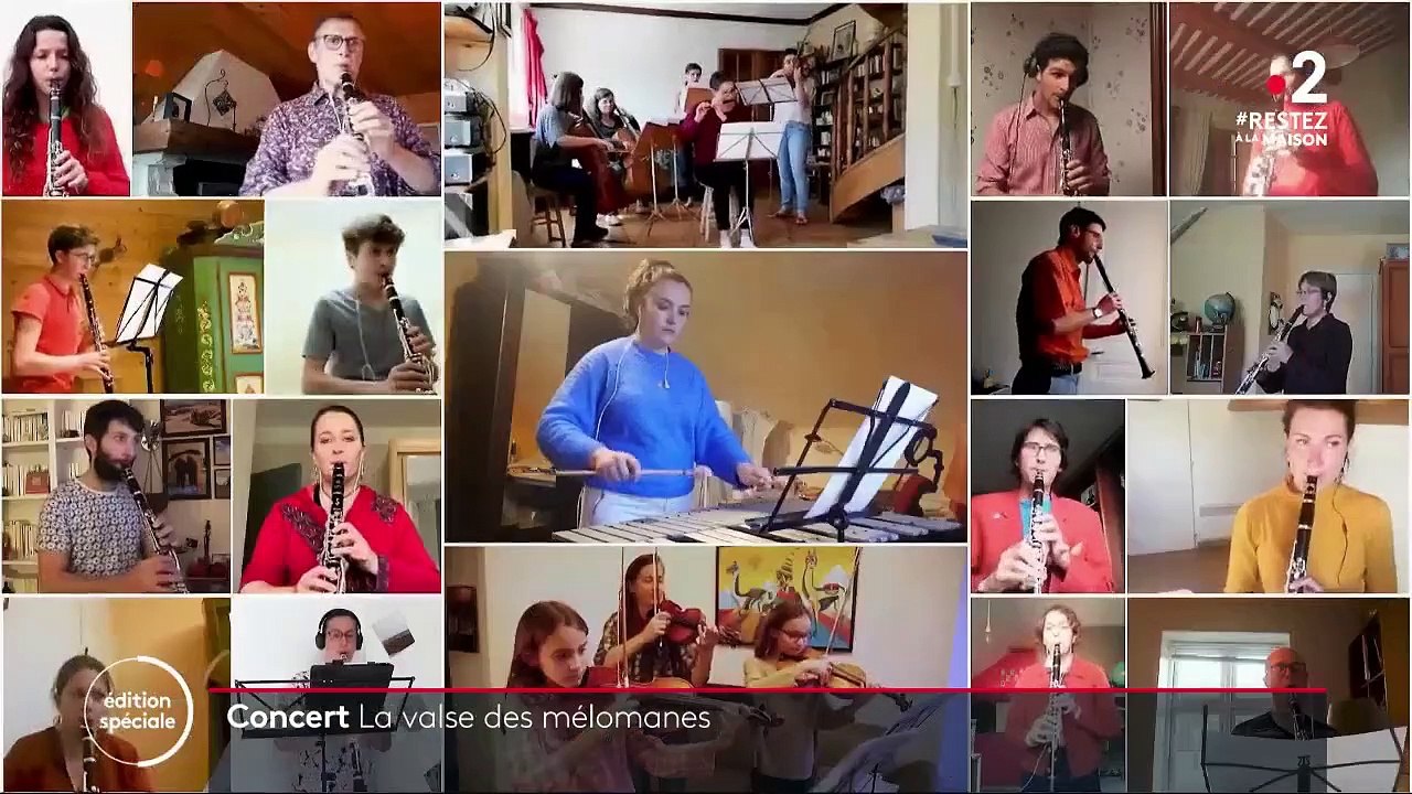 Ils ont répondu à l'appel de l'Orchestre national de France : la valse des mélomanes de Chostakovitch interprétée à distance par 600 musiciens