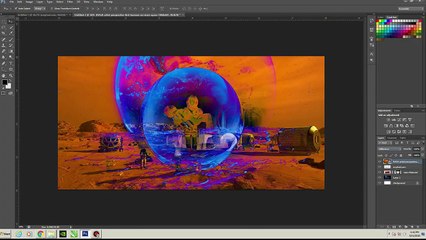 Corona Poster in Photoshop _ #stayhome #staysafe
