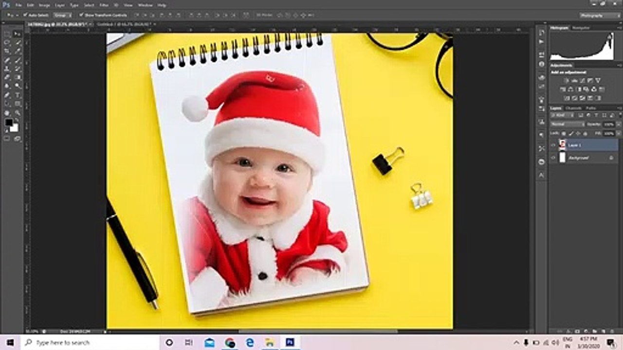 Baby Photo into Sketch in by Photoshop ! in few clicks