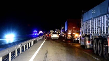 Konya'da ata çarparak devrilen tırın sürücüsü öldü