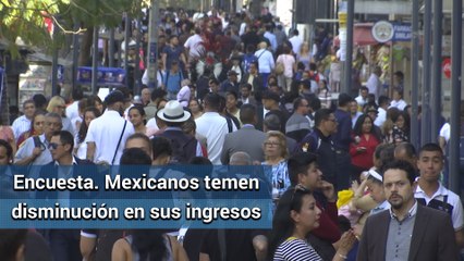 Teme 70% de mexicanos disminución en sus ingresos: encuesta