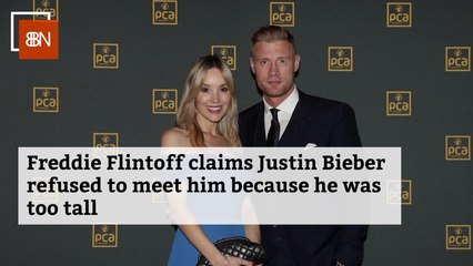 Freddie Flintoff And Justin Bieber