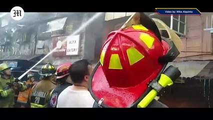 WATCH: Fire at Tioco St, Tondo, Manila