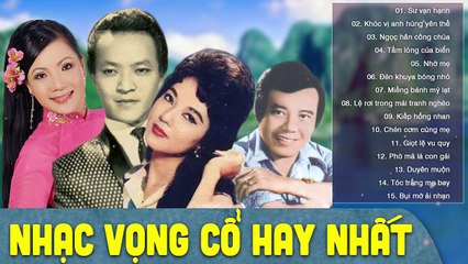 Tuyển Tập Vọng Cổ,Ca Cổ Hơi Dài để đời của nhiều danh ca,trích đoạn cải lương xưa trước 1975 Part 2