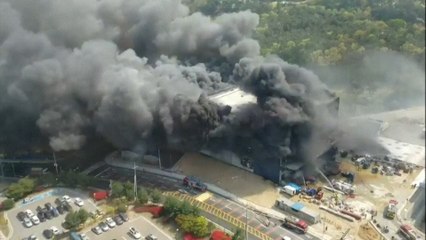 South Korea fire kills over 30 in Icheon after blaze breaks out in a warehouse